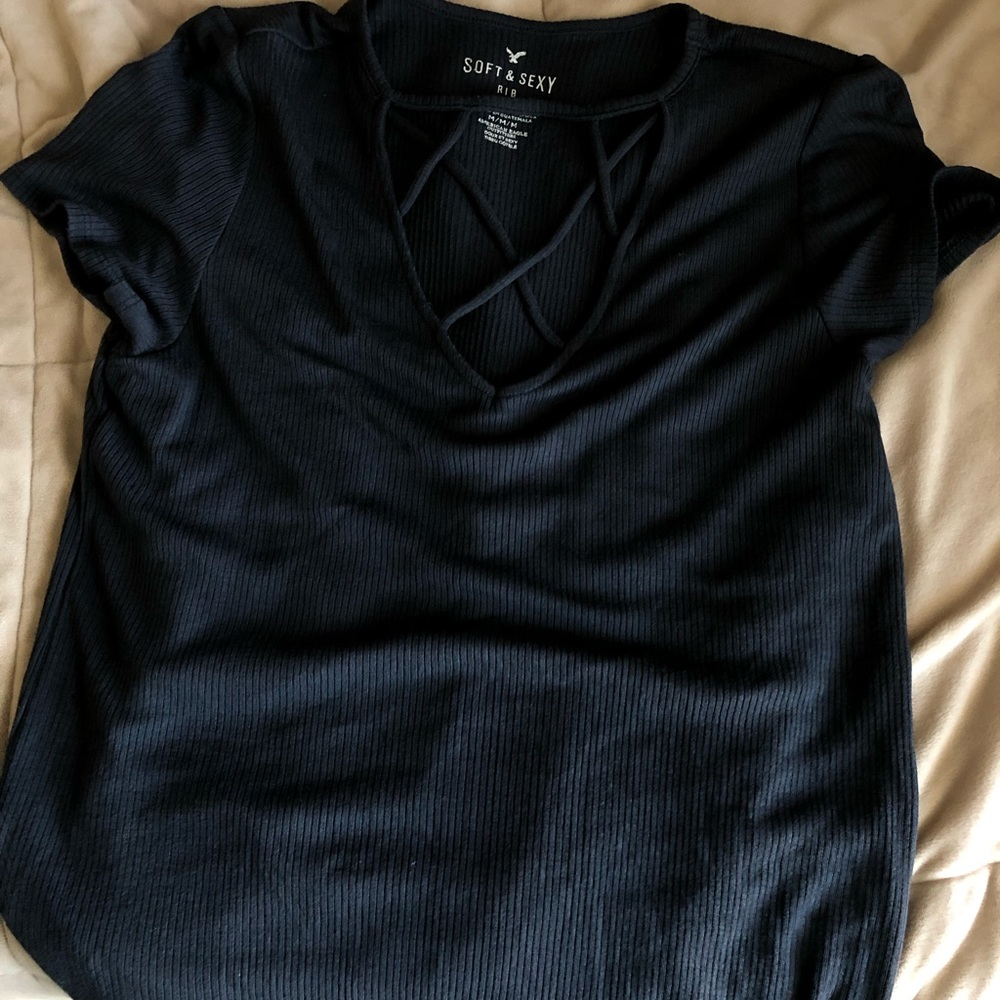 AEO soft rubbed shirt